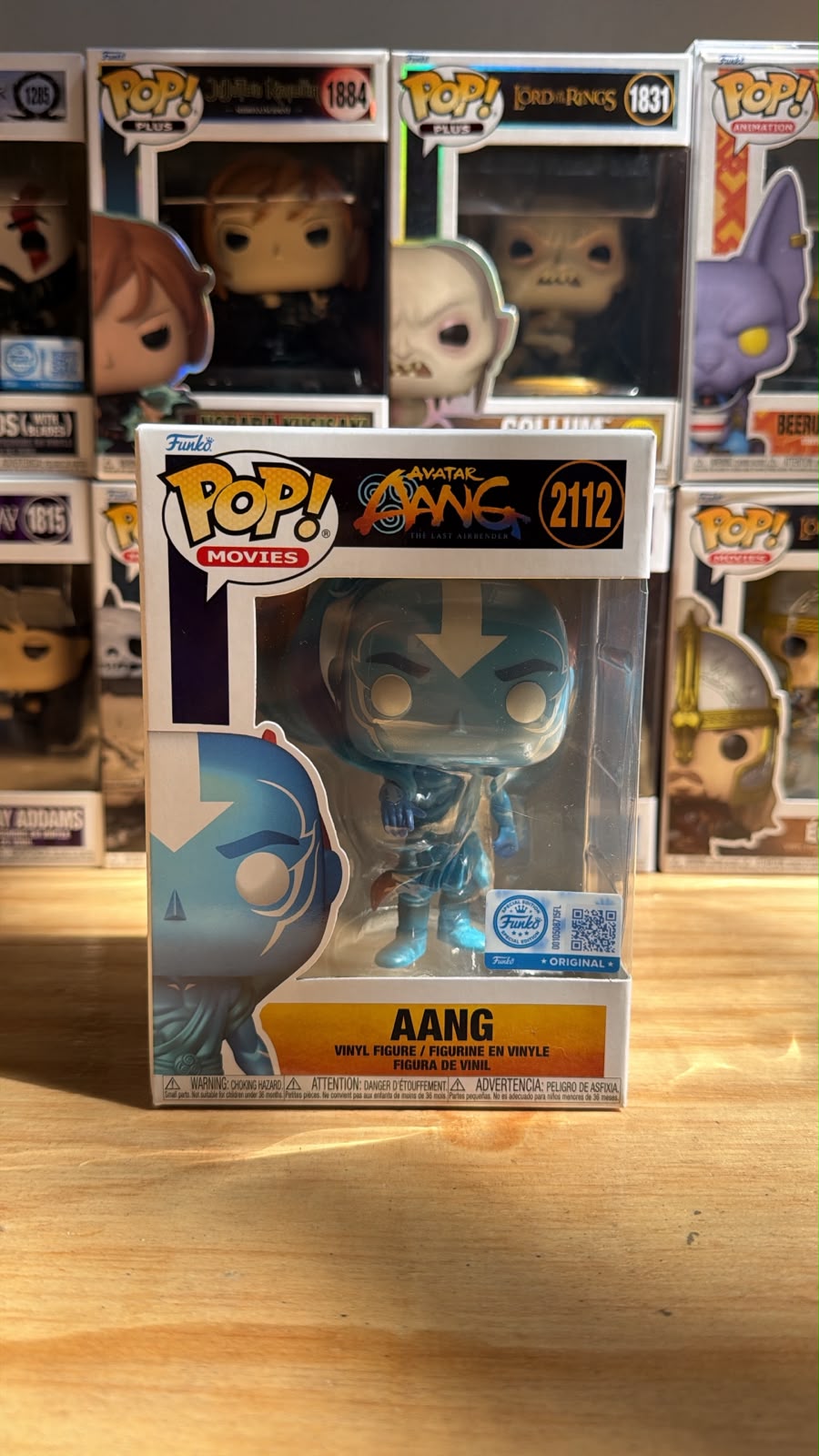 Funko Pop Avatar Aang exclusive 2112