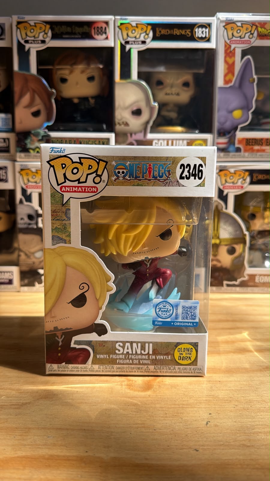 Funko Pop One Piece Sanji Exclusive Glow 2346
