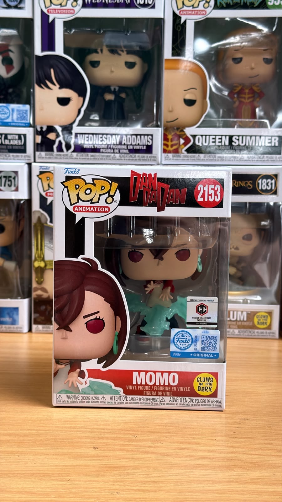 Funko Pop DanDaDan Momo GITD Chalice Exclusive 2153