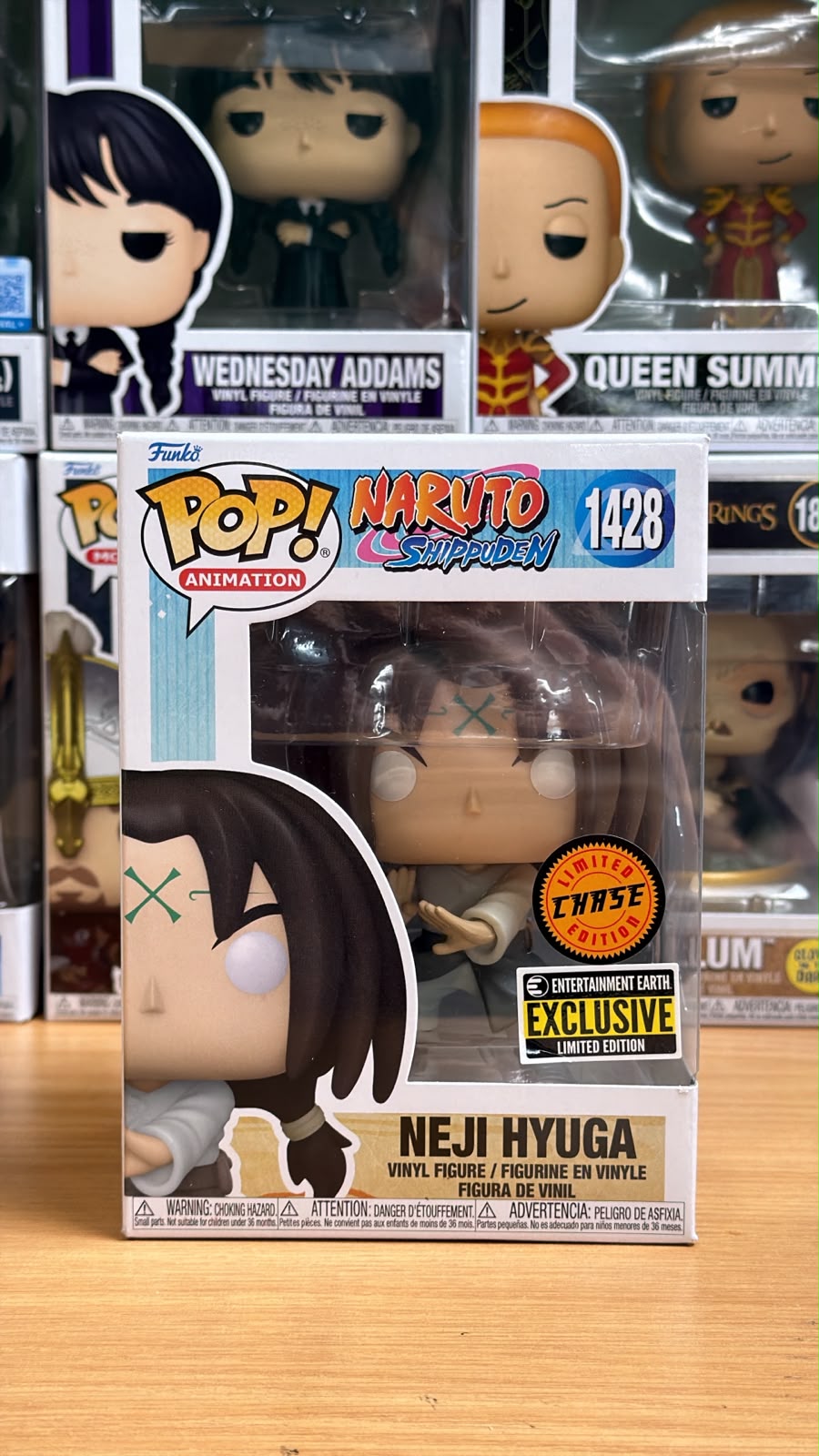 Funko Pop Naruto Neji Hyuga EE Exclusive CHASE 1428