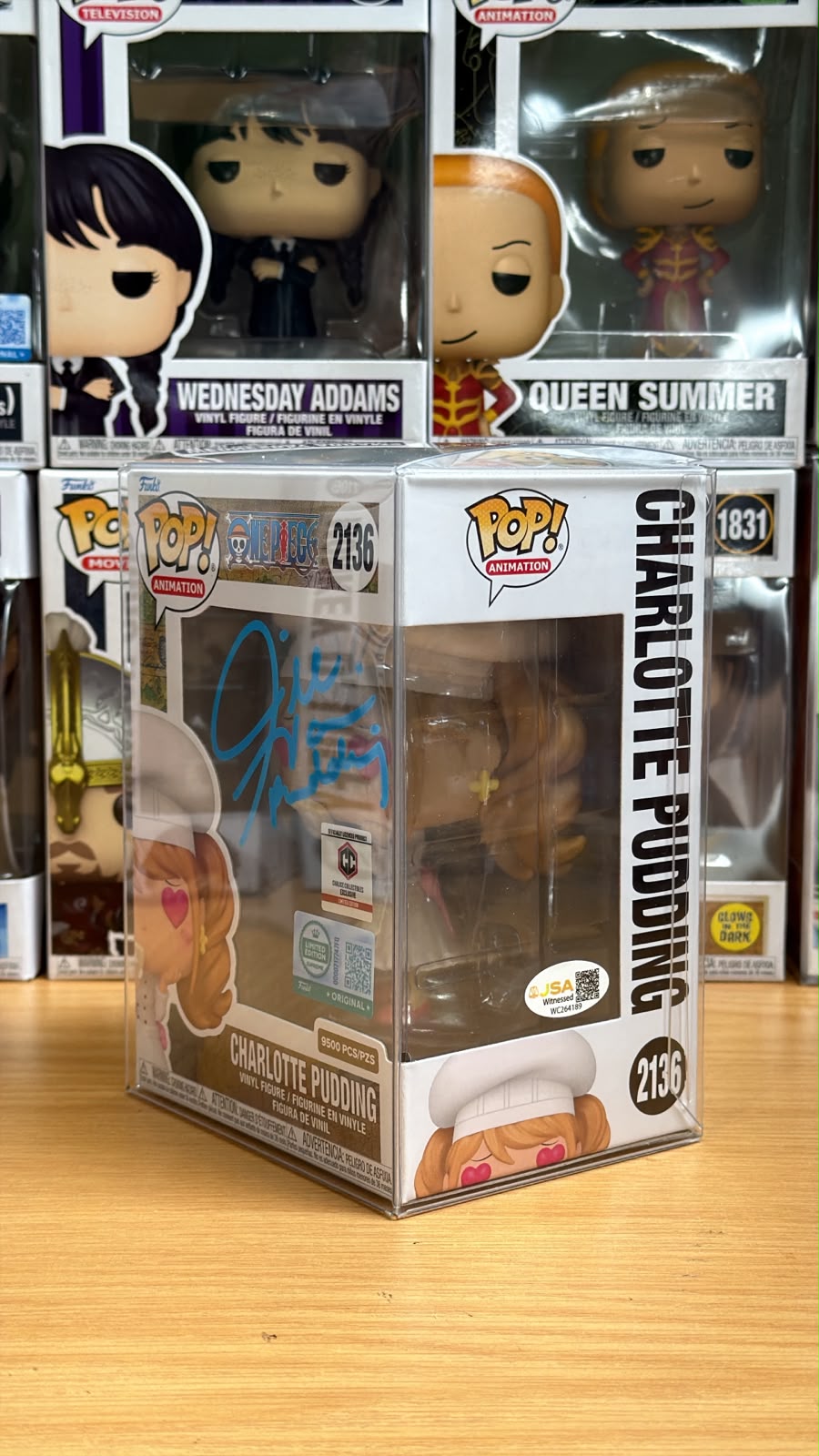 Funko Pop One Piece Charlotte Pudding Chalice LE Signed 2136