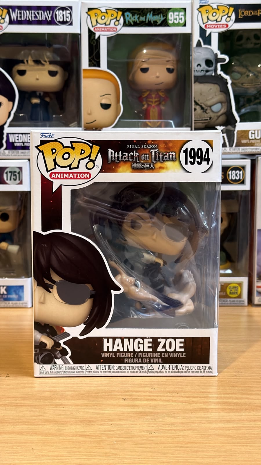 Funko Pop Attack on Titan (AOT) Hange Zoe 1994