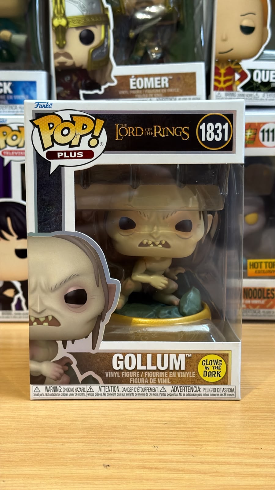 Funko Pop Lord of the Rings LOTR Gollum GITD 1831