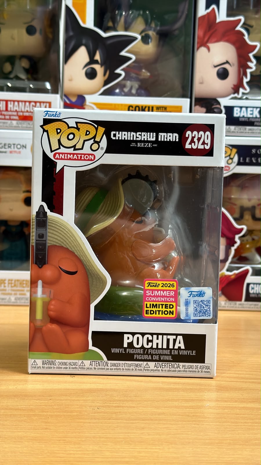 Funko Pop Chainsaw man Pochita Summer convention exclusive 2329