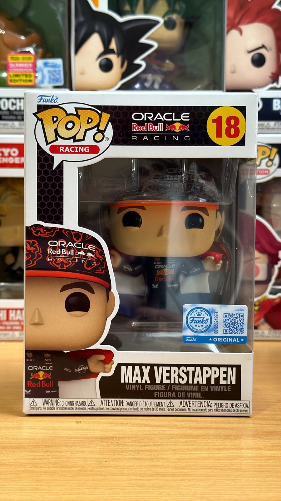 Funko Pop Racing Max Verstappen Exclusive 18