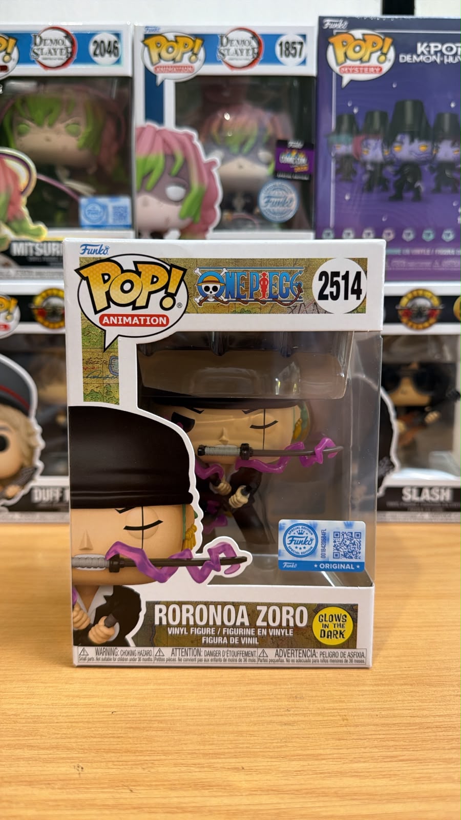 Funko Pop One Piece Roronoa. Zoro Glow exclusive 2514