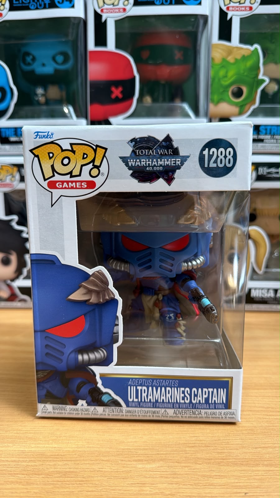 Funko Pop Total War Warhammer Ultramarines Captain 1288