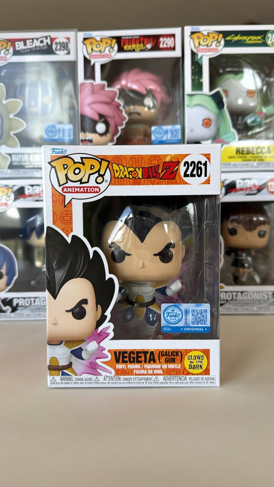 Funko Pop Dragon Ball Z DBZ Vegeta Galick Gun GLOW 2261