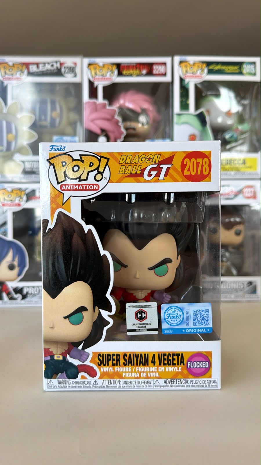 Funko Pop Dragon Ball Z DBZ Super Saiyan 4 Vegeta SS4 Chalice PR