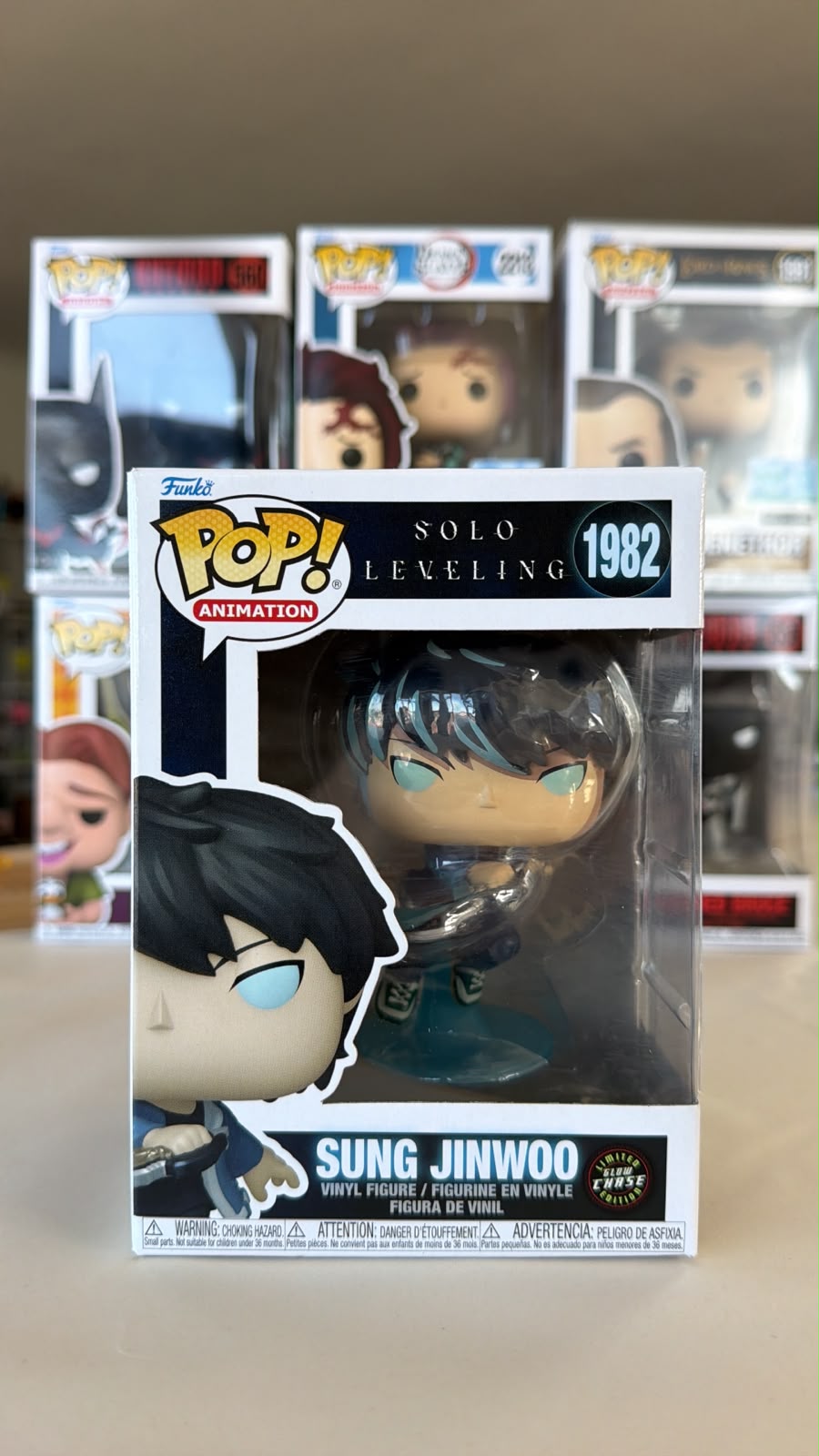 Funko Pop Solo Leveling Sung Jinwoo CHASE 1982